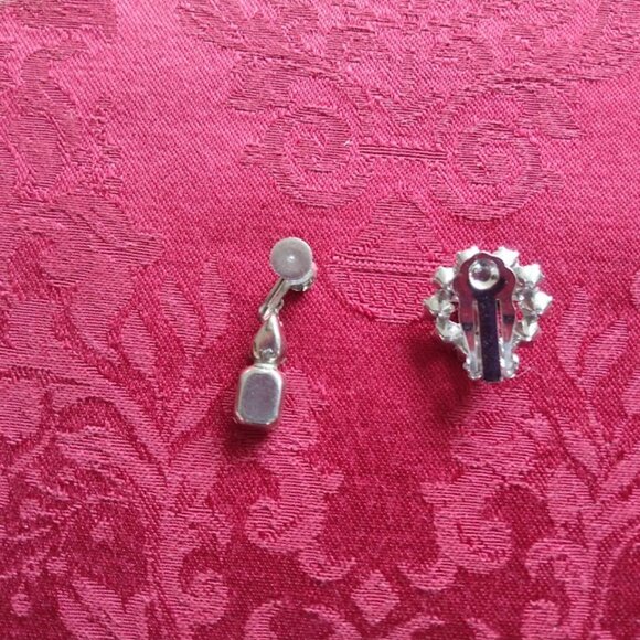 Vintage Rhinestone and Crystal Necklace and Earring Sets (2) - Picture 8 of 12